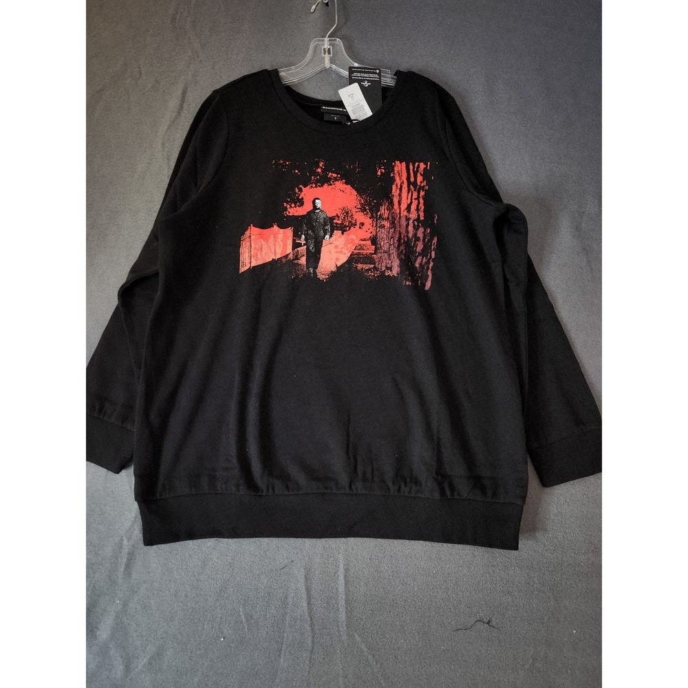 Torrid Sweatshirt Halloween II Mike Myers Punk Horror Gothic Fleece NWT 2X